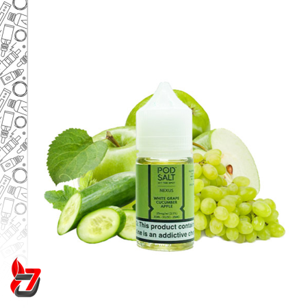 سالت پاد سالت انگور خیار سیب | POD SALT NEXUS WHITE GRAPE CUCUMBER APPLE SALT