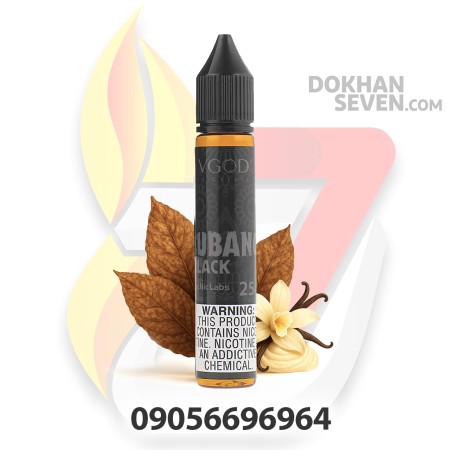 سالت ویگاد کوبانو بلک تنباکو وانیل | VGOD CUBANO BLACK BOLD CREAMY CIGAR SALT