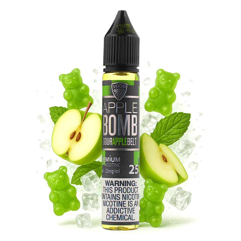 سالت ویگاد سیب سبز یخ | VGOD APPLE BOMB ICED SALT