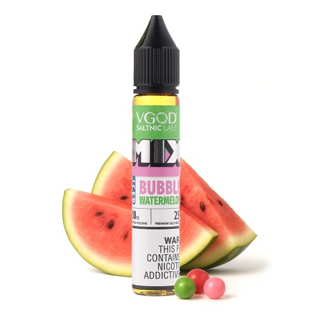 سالت ویگاد آدامس هندوانه یخ | VGOD ICED BUBBLE WATERMELON SALT 