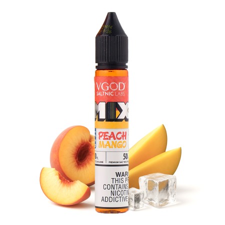 سالت ویگاد هلو انبه یخ | VGOD MIX PEACH MANGO ICED